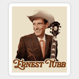 Ernest Tubb ))(( Sepia Classic Country Honky Tonk Tribute Magnet